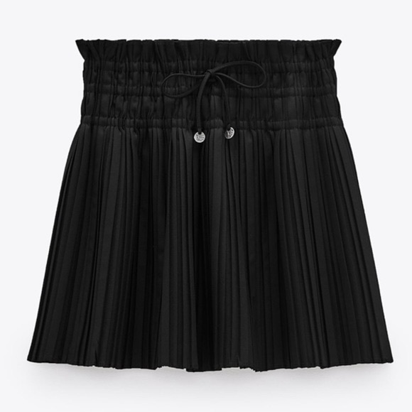 Zara black stretch mini skirt - Picture 4 of 7
